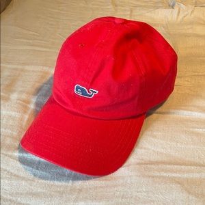 Red Vineyard Vines Hat - unisex